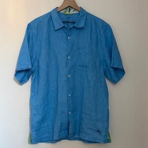Tommy Bahama Light Blue Casual Button Down Shirt